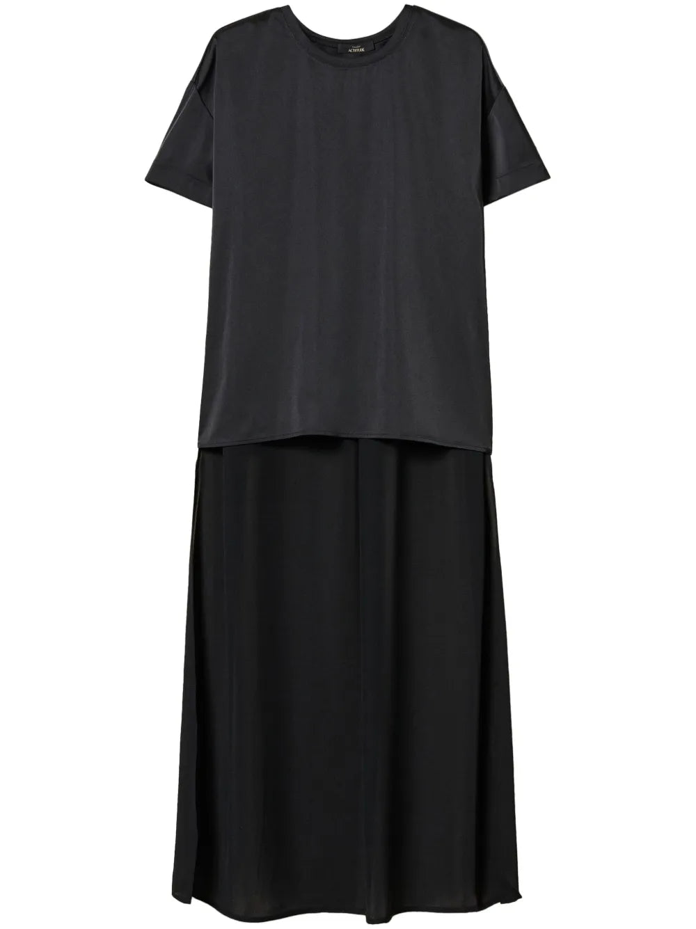 Satin Asymmetric Blouse
