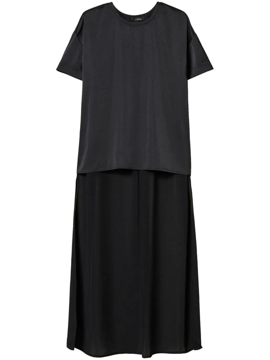 Satin Asymmetric Blouse