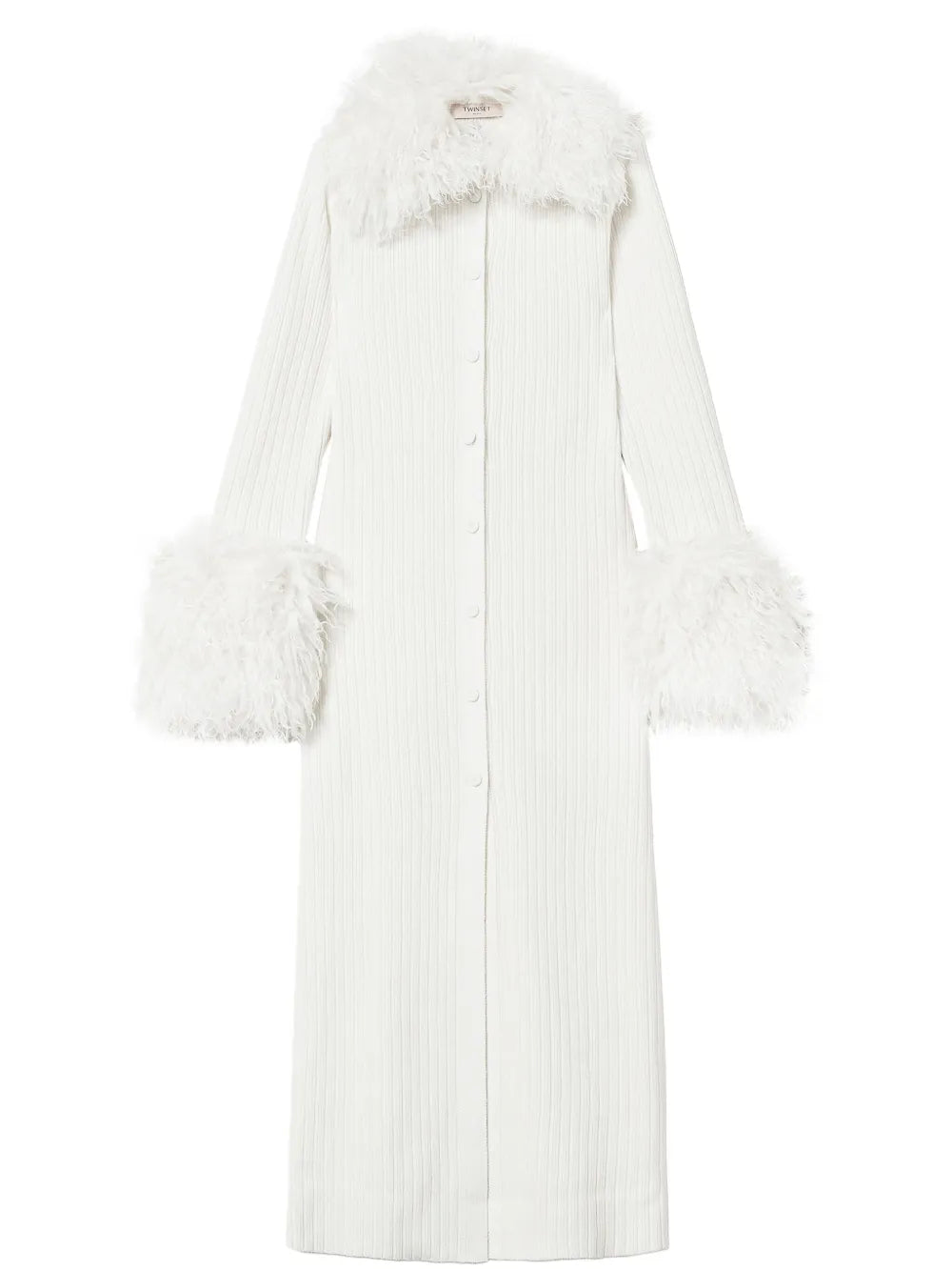 Faux-Fur Cardi Dress