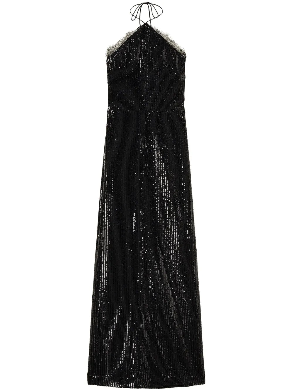 Sequin-Embellished Midi Dress
