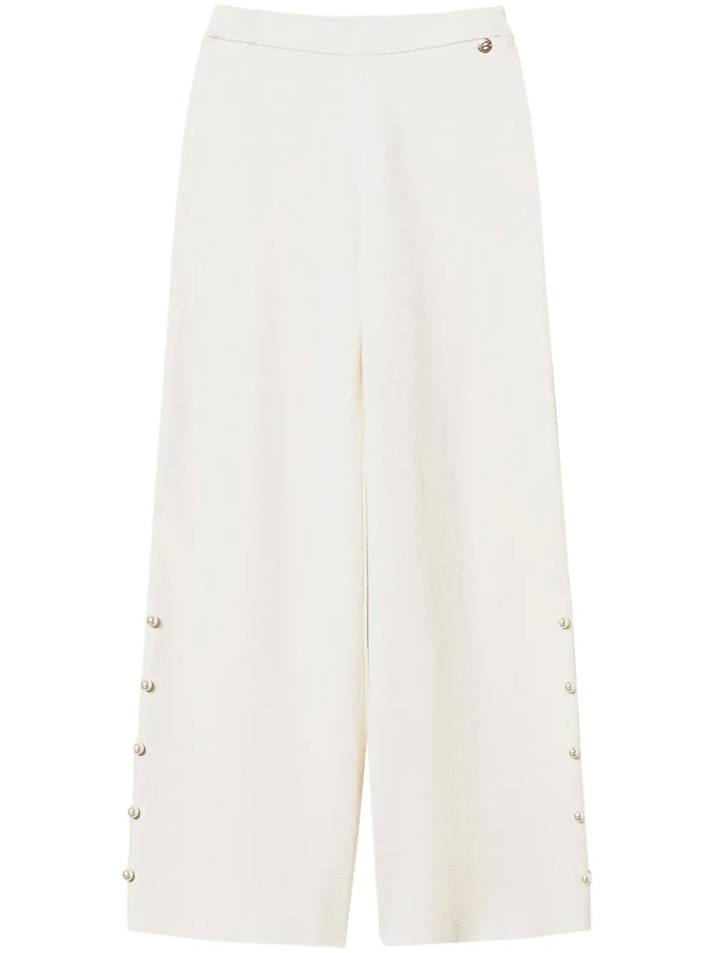 Wide-Leg Knit Trousers