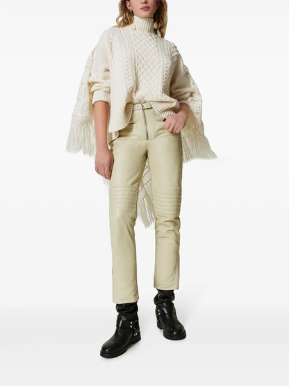 Fairfax Leather Biker Trousers