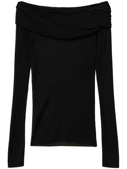 Off-Shoulder Sweater