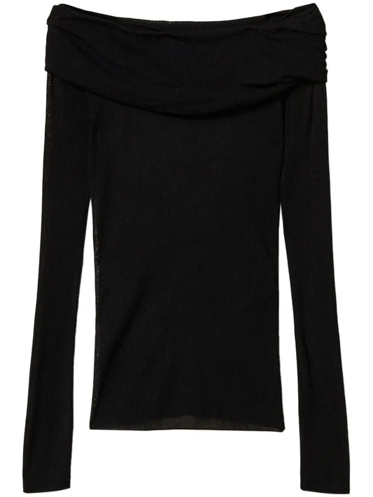 Off-Shoulder Sweater