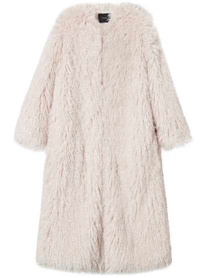 Faux-Fur Long Coat