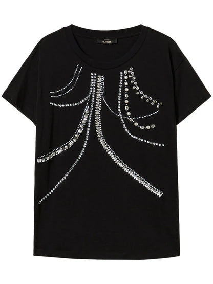 Crystal-Embellished T-Shirt