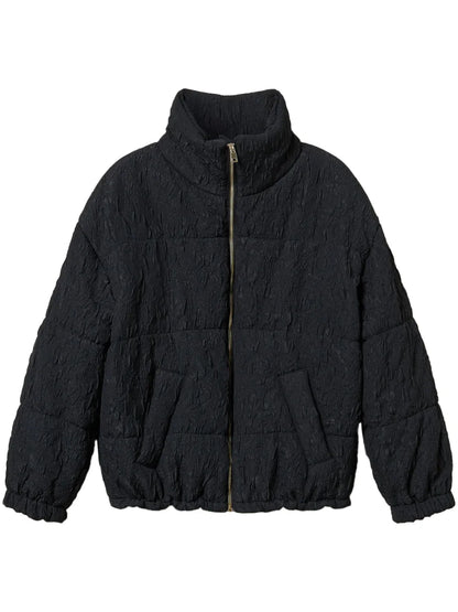 Embossed Puffer Jacket