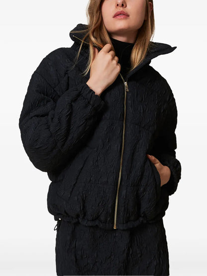 Embossed Puffer Jacket
