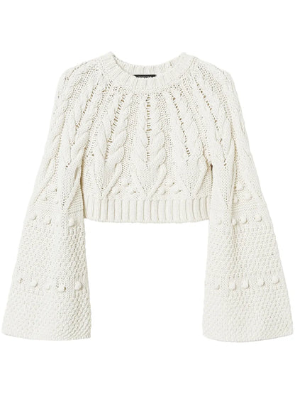 Wool Cropped Sweater