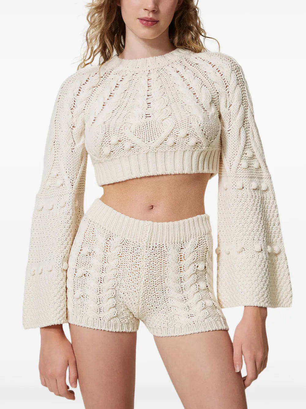 Wool Cropped Sweater
