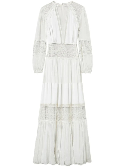 Creponne Lace Maxi Dress