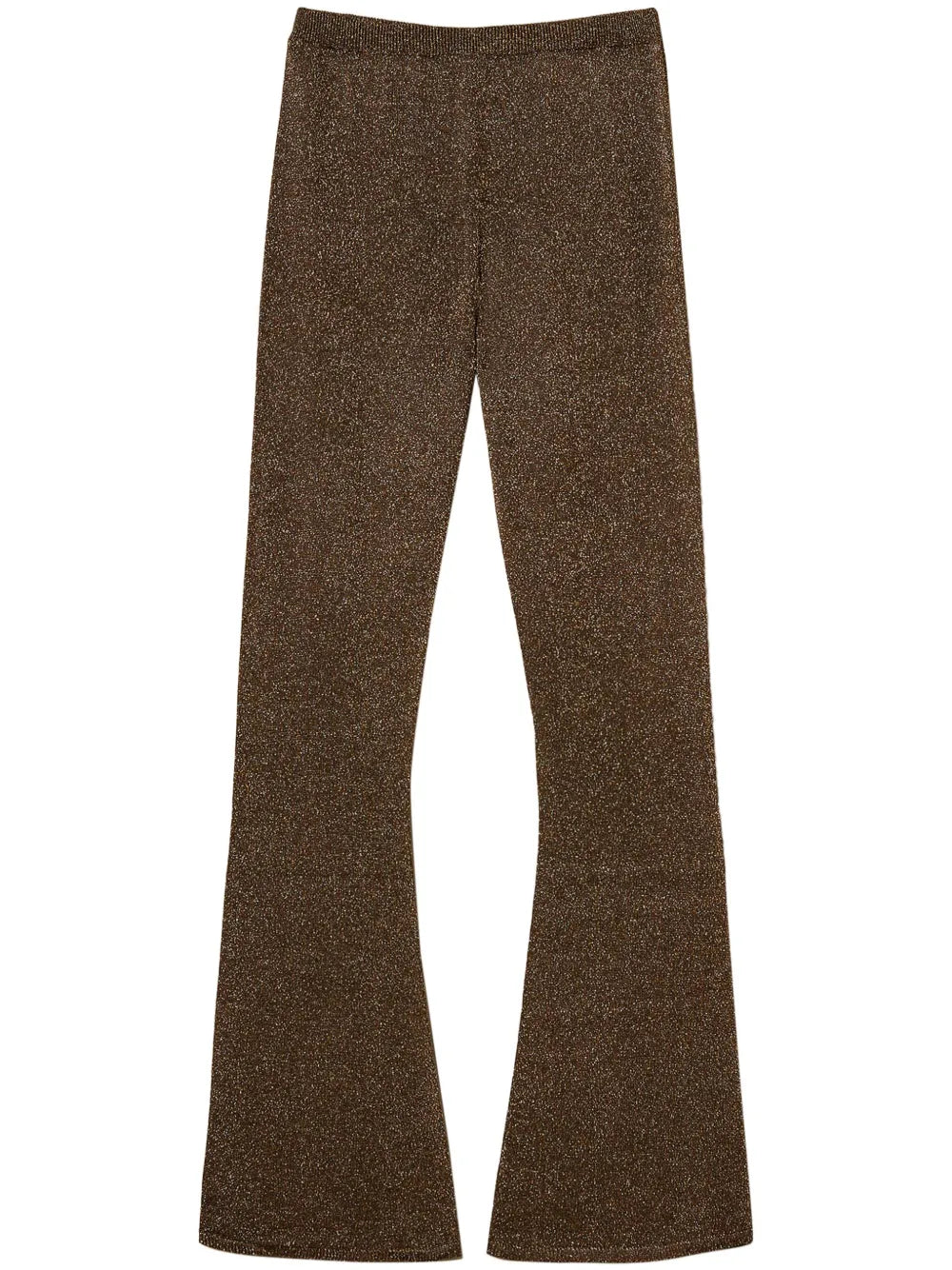 Lurex-Detailing Flared Trousers