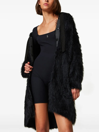 Myfo Hooded Knit Coat