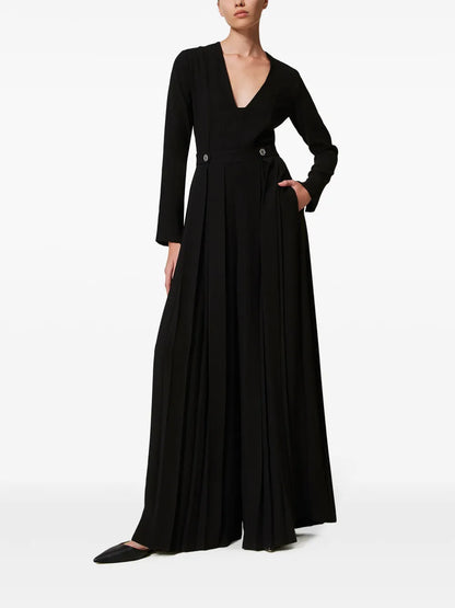 Pleated Jumpsuit