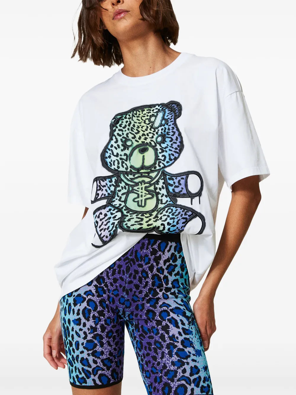 Teddy Bear-Print T-Shirt