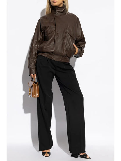 Grain De Poudre Wool Trousers