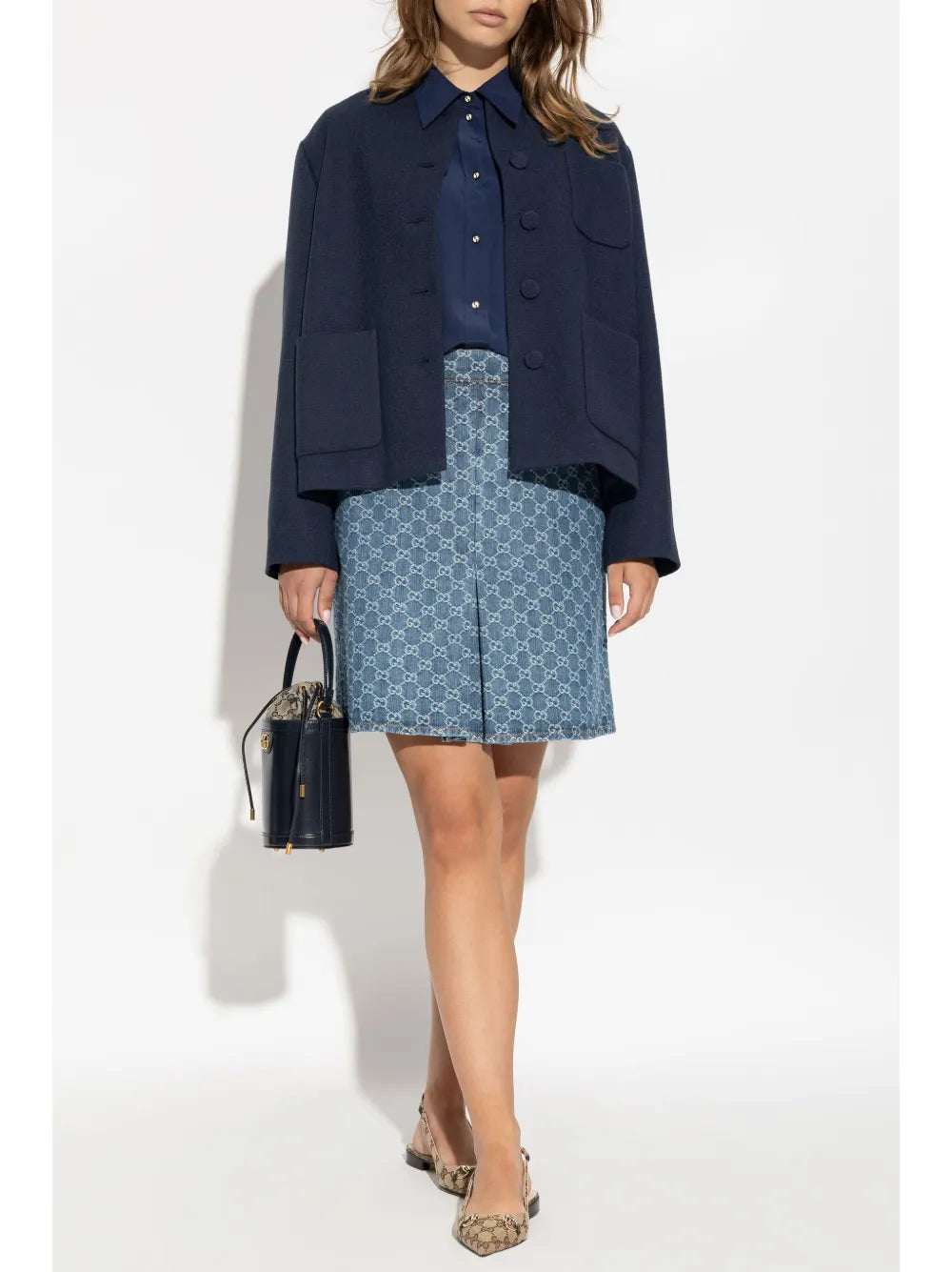 Cotton-Blend Tweed Jacket