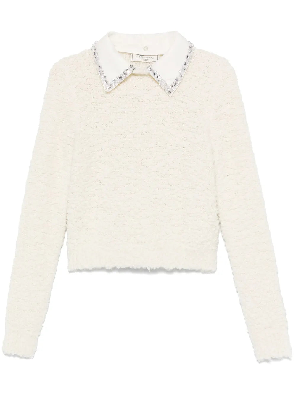 Crystal-Embellished Sweater
