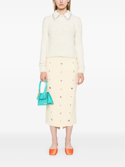 Crystal-Embellished Sweater