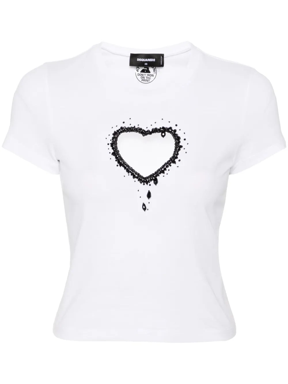 Beaded-Heart T-Shirt