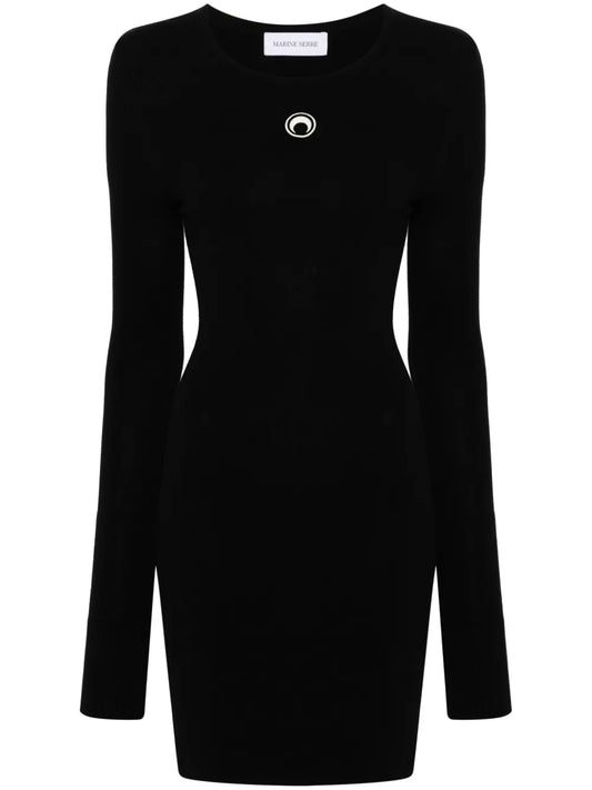Logo-Embroidered Mini Dress