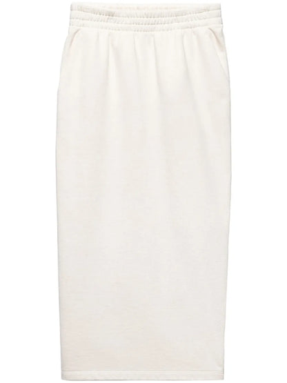 Cotton Elasticated-Waistband Skirt