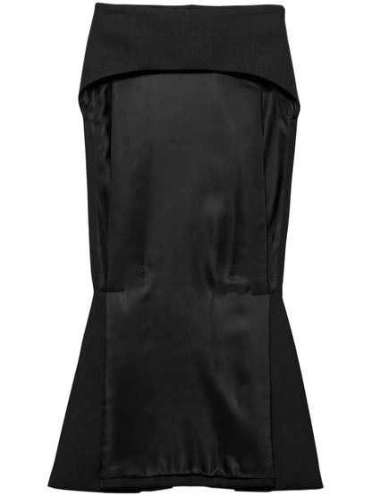 Deconstructed Midi-Skirt
