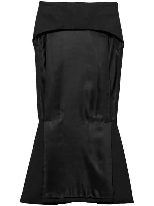 Deconstructed Midi-Skirt