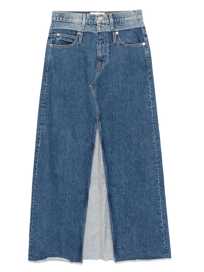 Denim Maxi Skirt