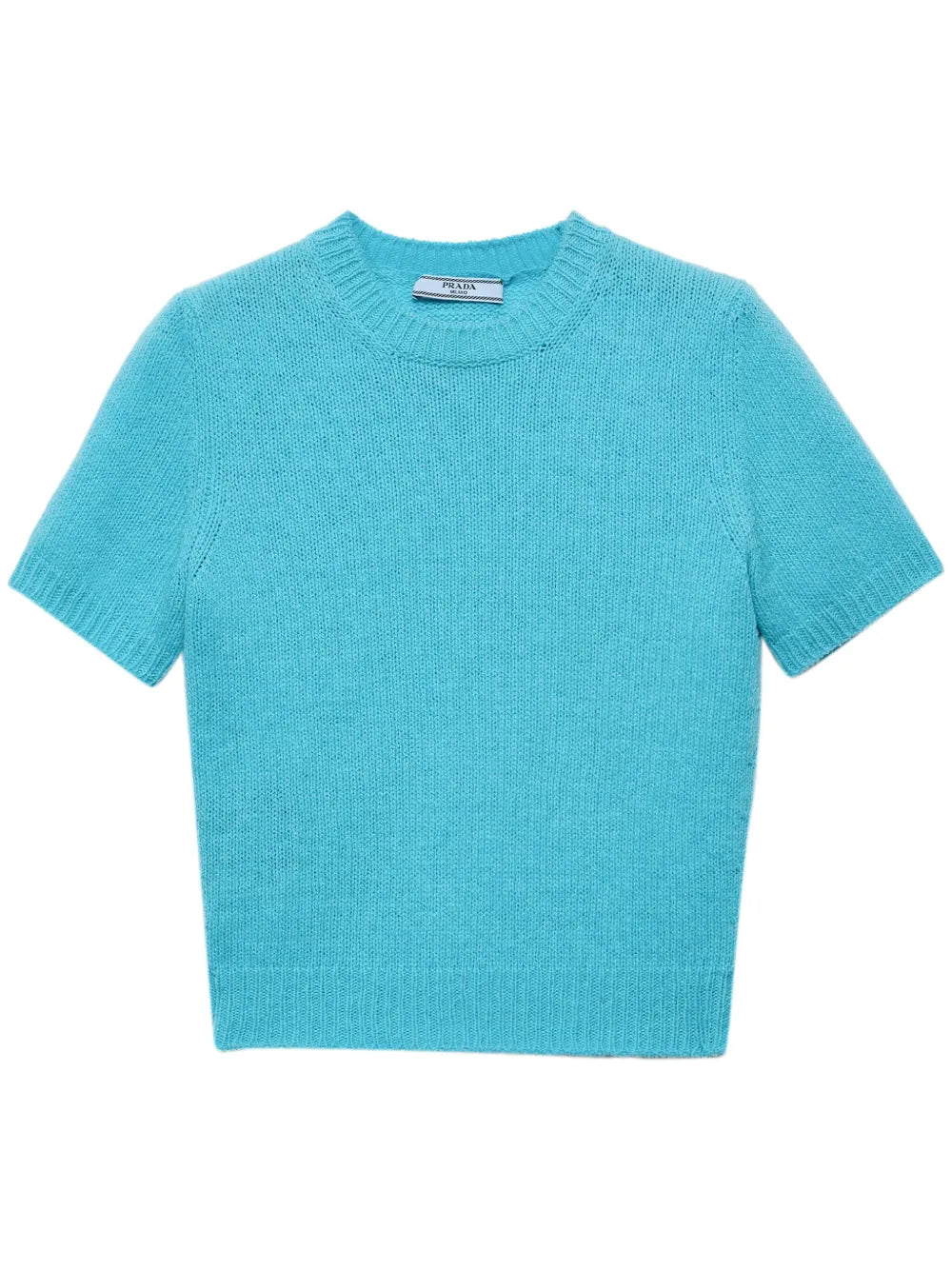 Short-Sleeve Cashmere Sweater