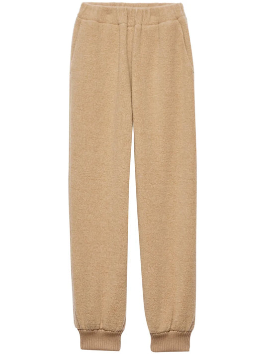 Logo-Patch Fleece Track Pants