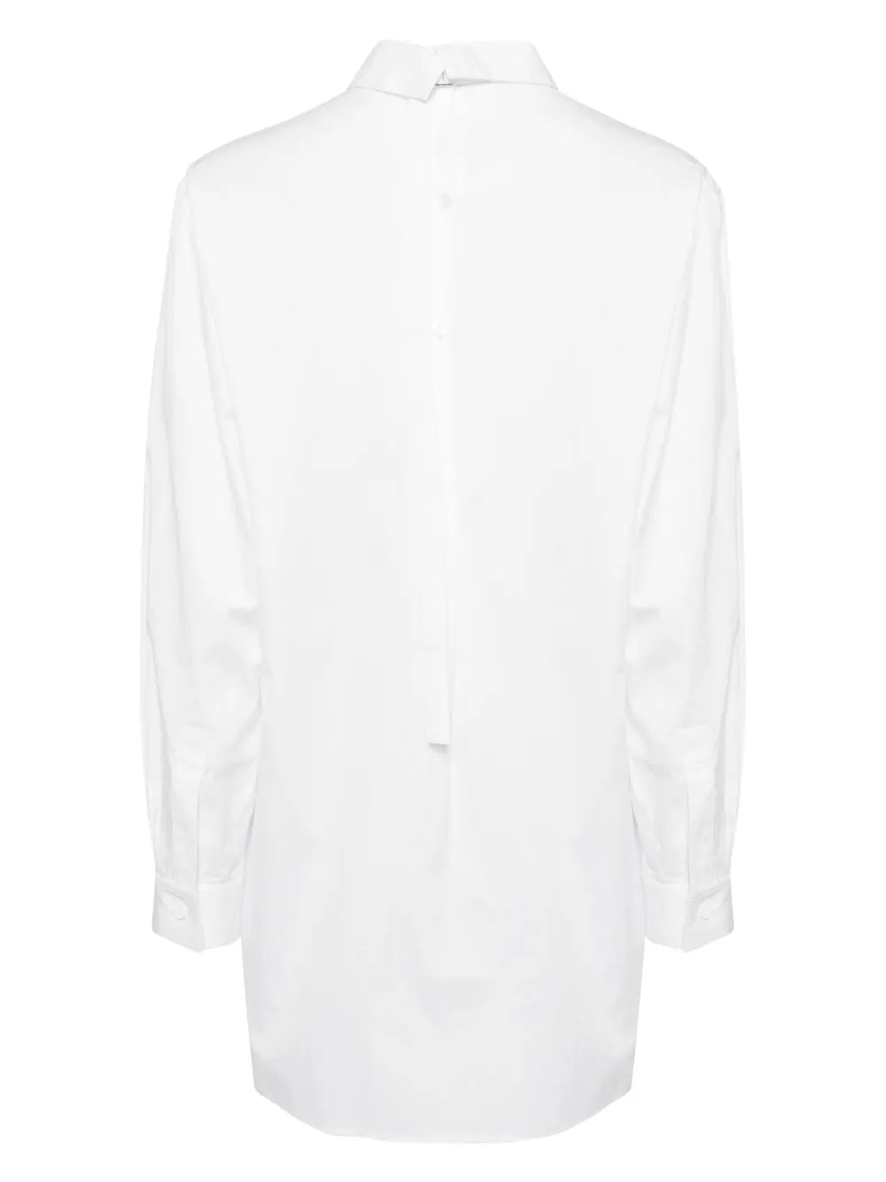 Back-Tucked Open-Tab Shirt