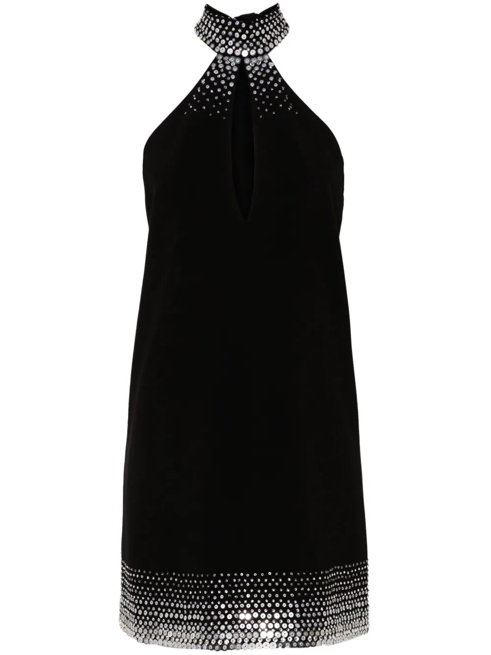 Crepe Mini Dress