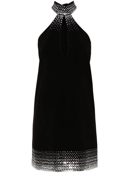 Crepe Mini Dress