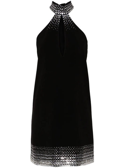 Crepe Mini Dress