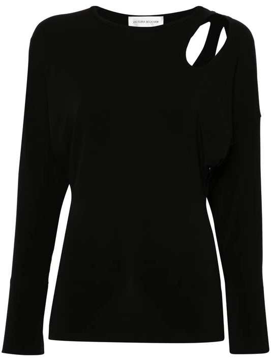 Twist-Detail Jersey T-Shirt