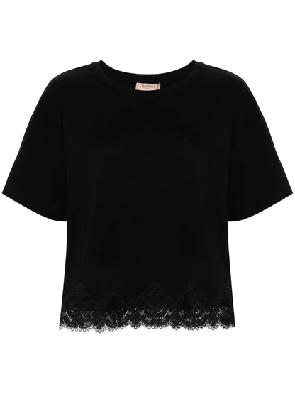Lace-Trim T-Shirt