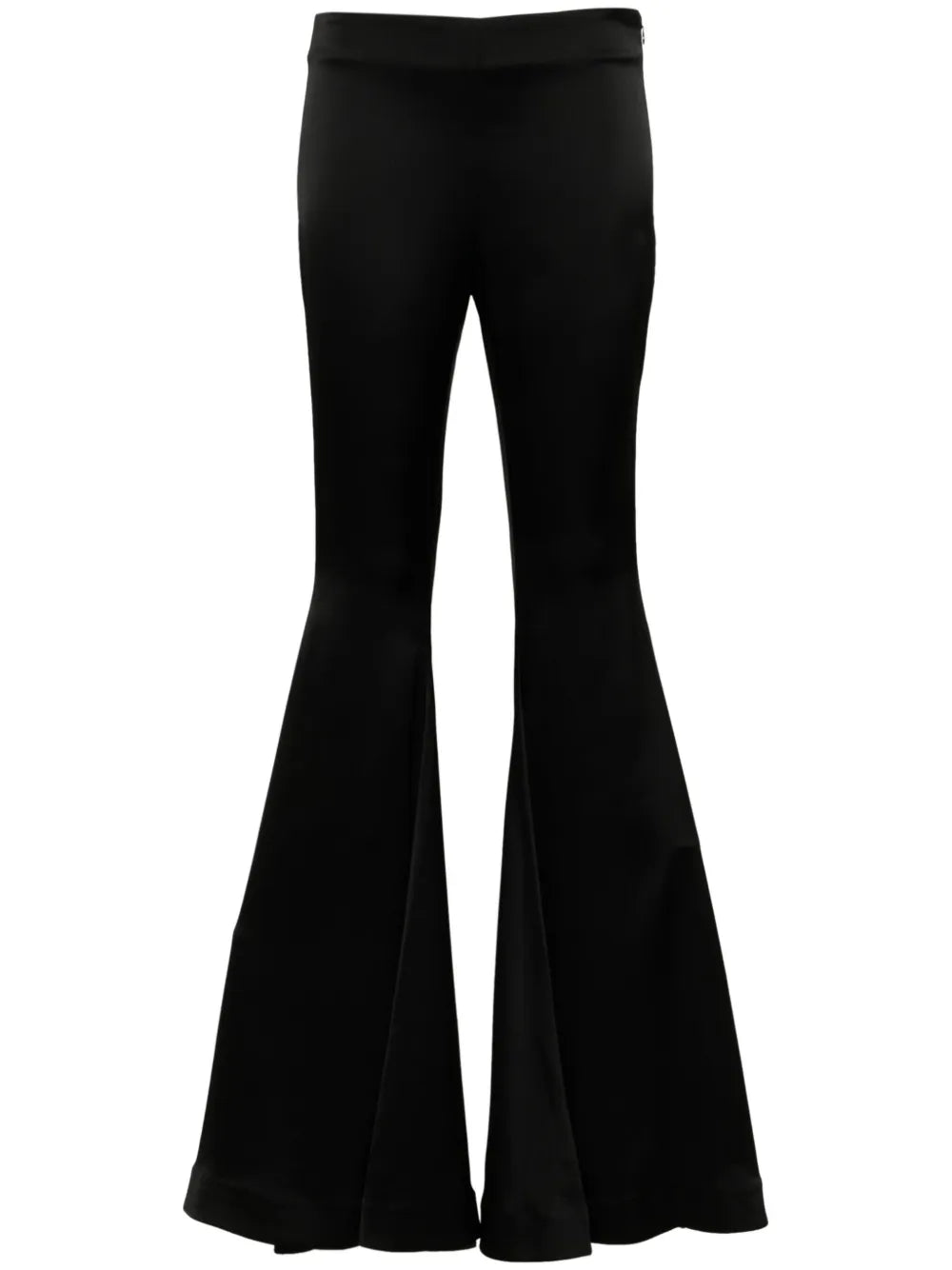 High-Waist Flared Trousers
