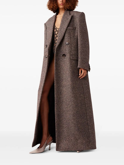 Double-Breasted Long Coat