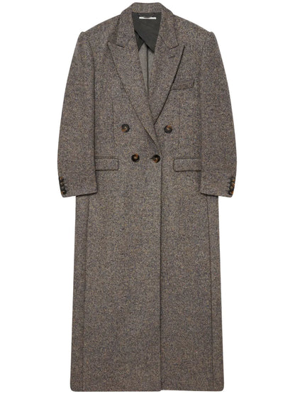 Double-Breasted Long Coat