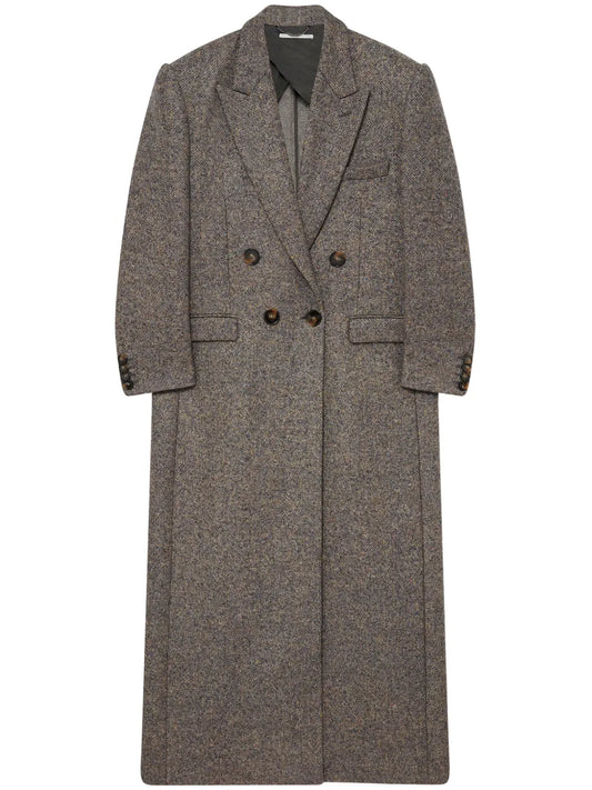 Double-Breasted Long Coat