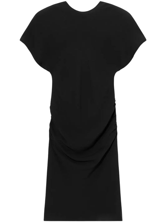 Short-Sleeved Midi Dress