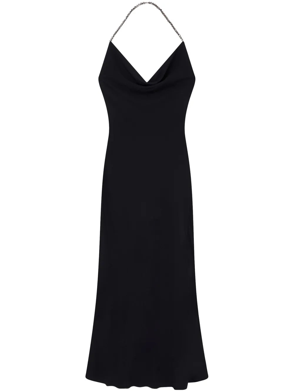 Crystal-Embellished Halterneck Dress