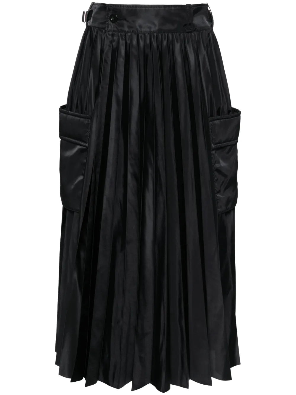 Pleated Midi Skirt