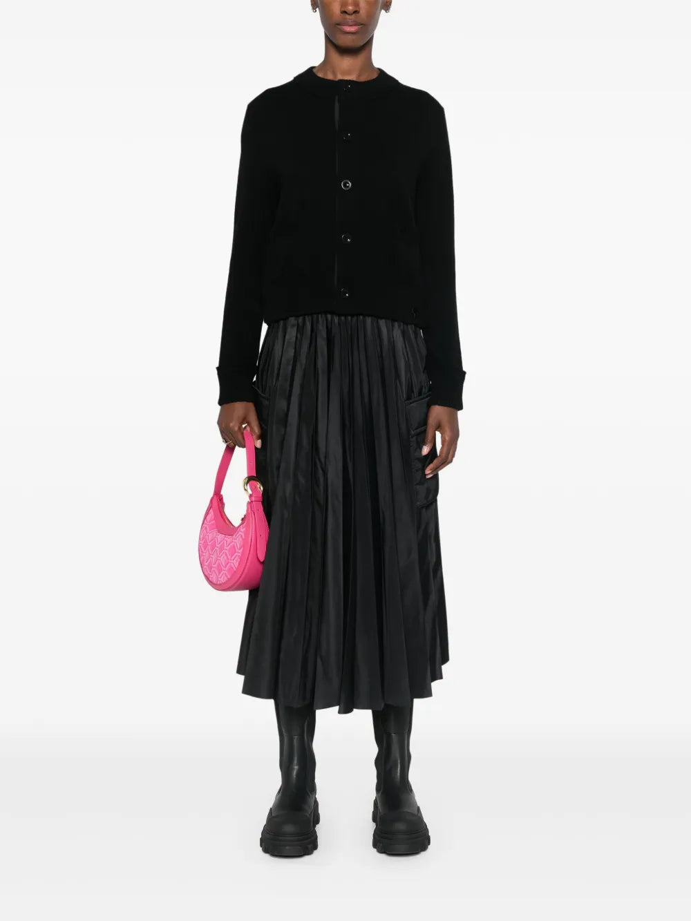 Pleated Midi Skirt