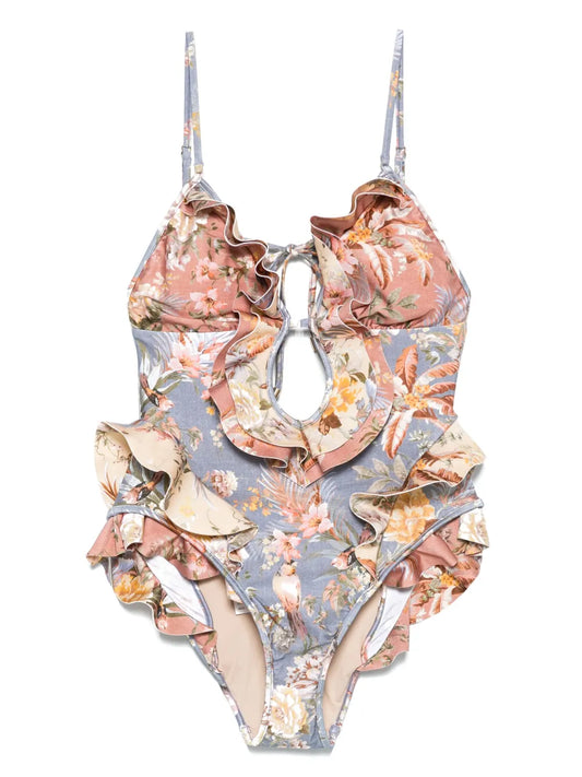 Tallow Waterfall Frill Swimsuit