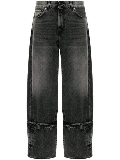 Cuff-Detail Jeans