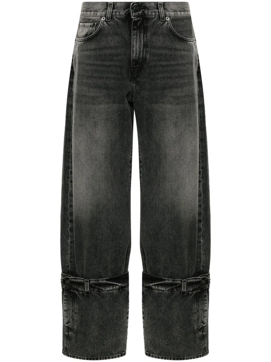 Cuff-Detail Jeans