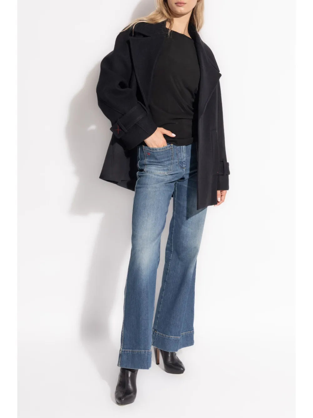Wool Double Breasted Coat