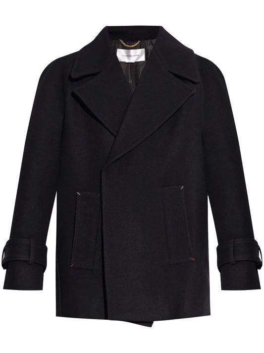 Wool Double Breasted Coat